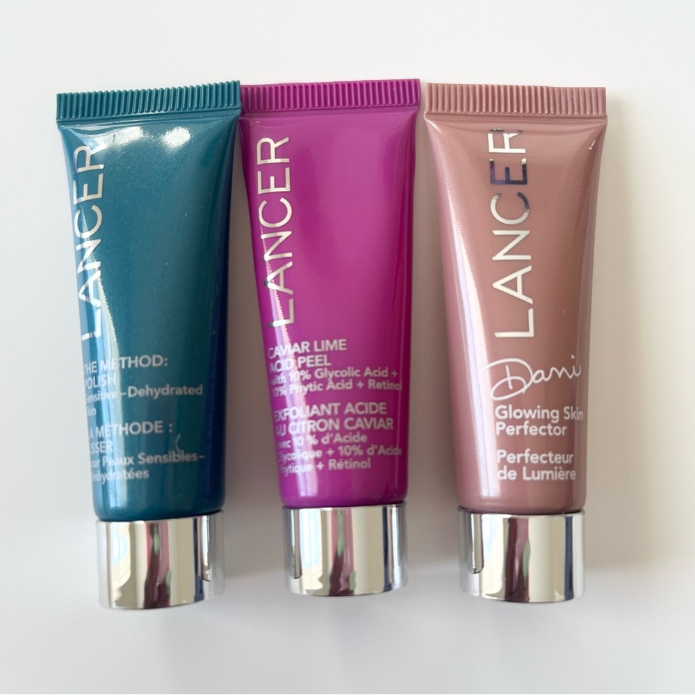 Lancer Skincare Sample Bundle 3 pcs New